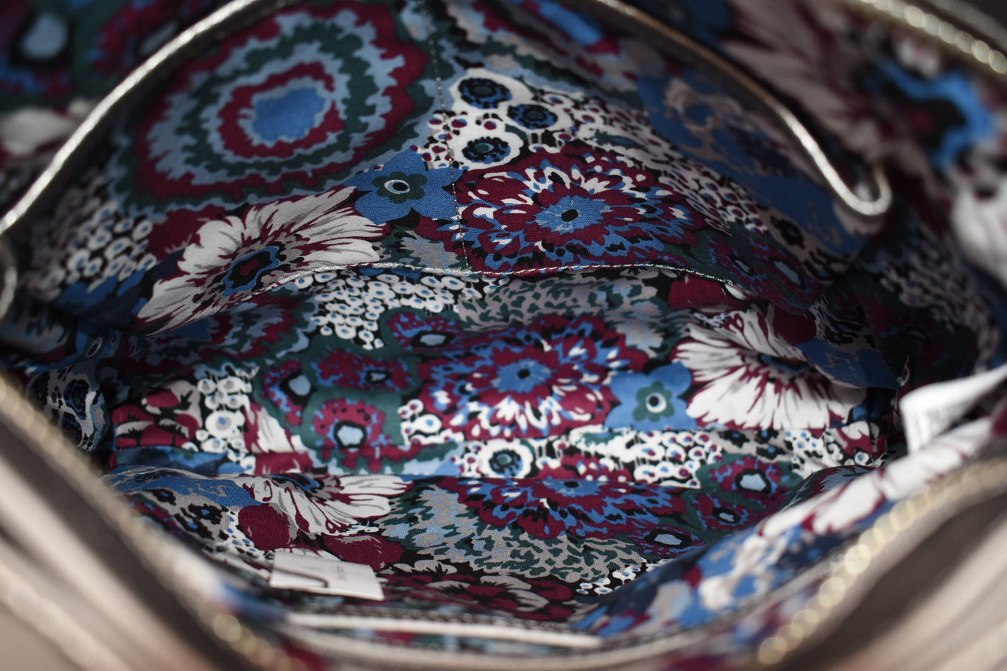 Vera Bradley Quilted Leather Molly Crossbody Bag in "Caspian Sea"