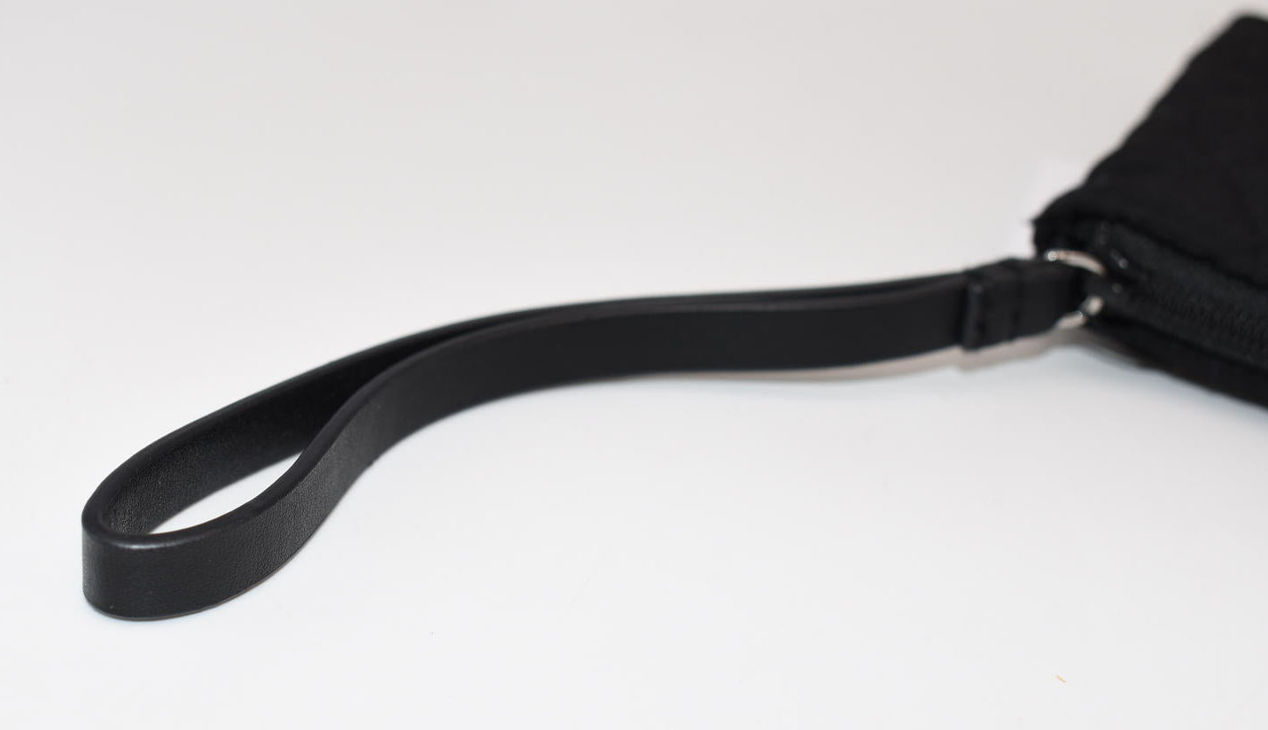 Vera Bradley Microfiber RFID All-Day Simple Wristlet in Black