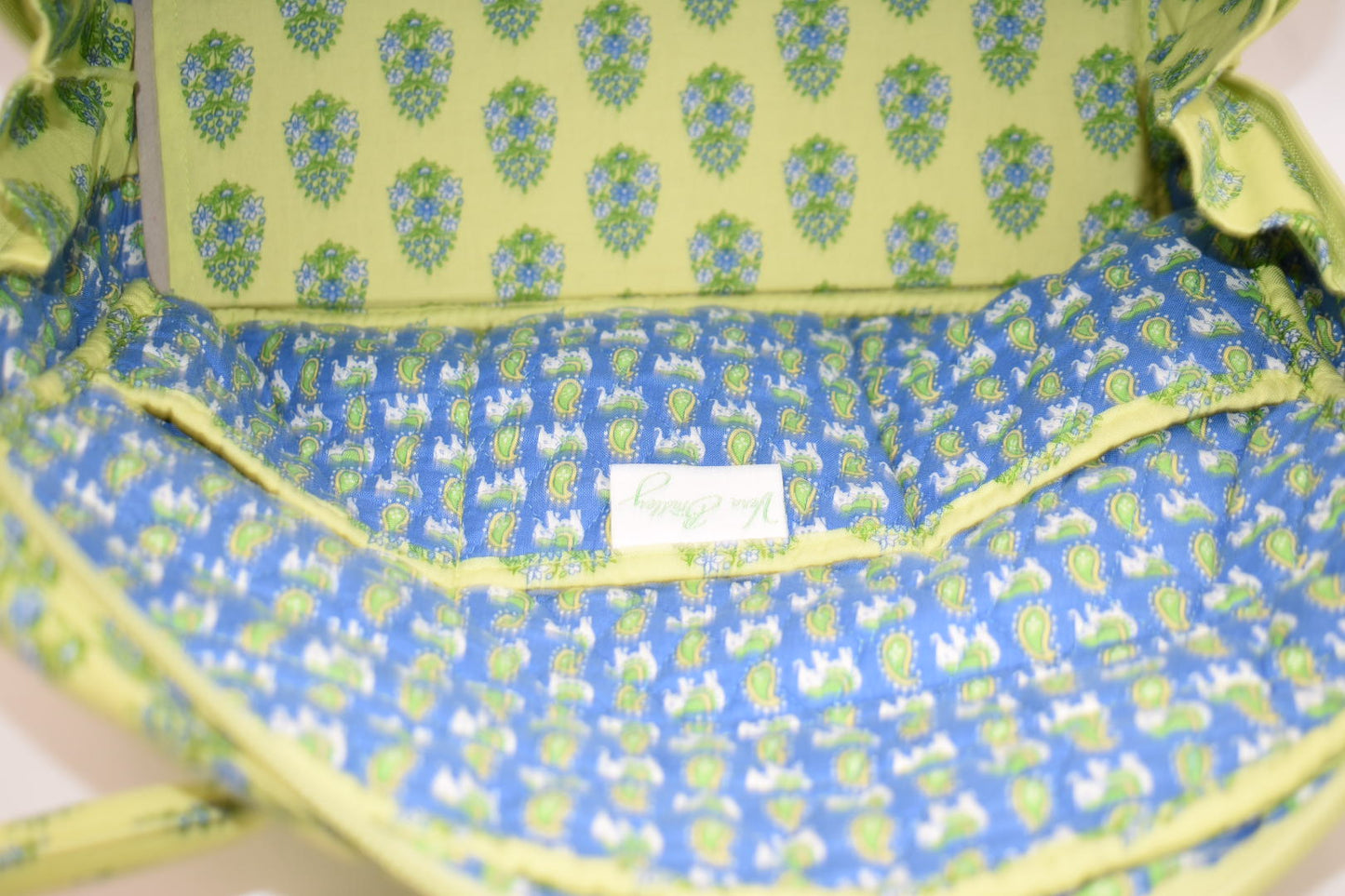 Vera Bradley Bowler Satchel Bag in "Citrus" Pattern