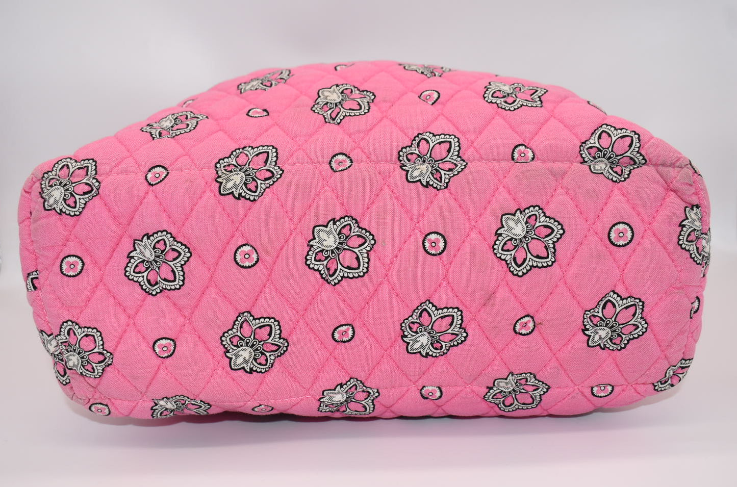Vera Bradley Quilted Cotton Everyday Tote Bag in "Pink Bandana" Pattern
