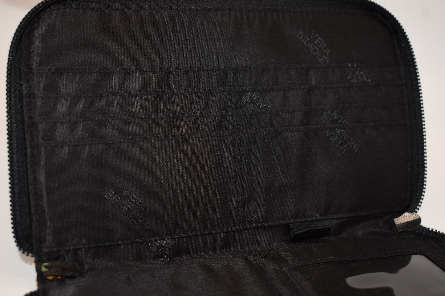 Vera Bradley Zip Around Wallet in "Chocolate" Pattern