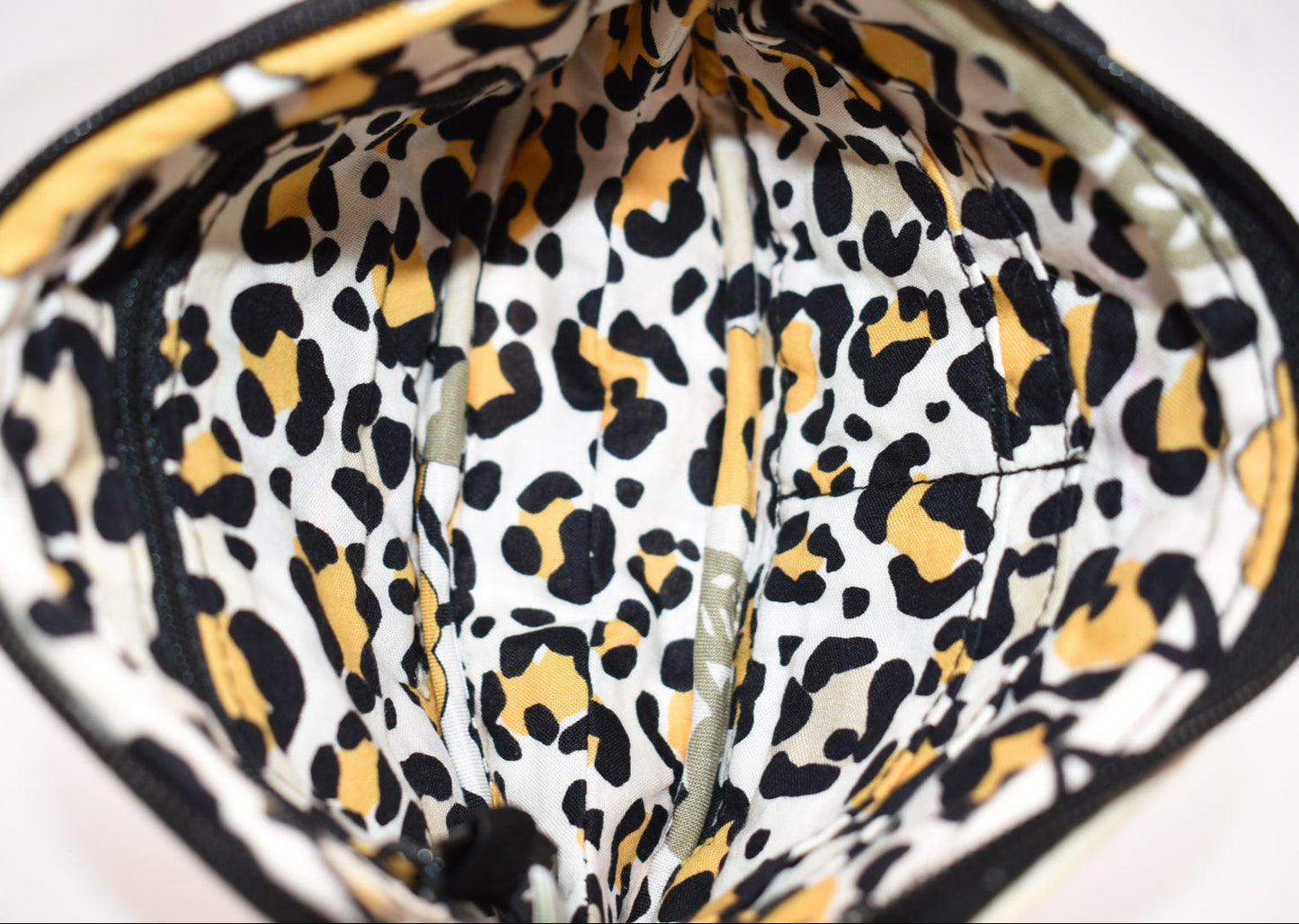 Vera Bradley Quilted Cotton Wristlet/ Mini Bag in "Go Wild" Pattern