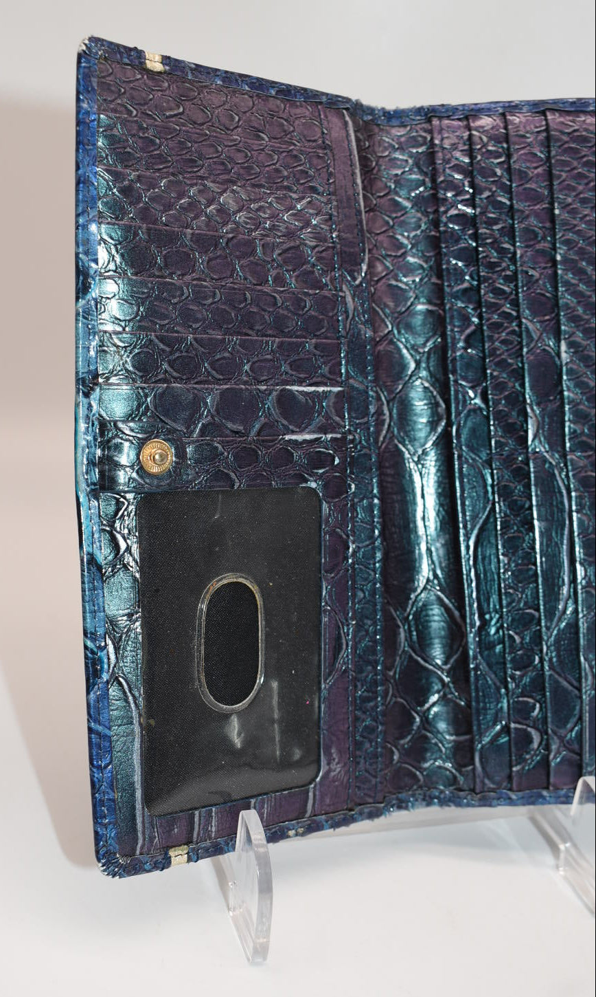 Brahmin Ady Wallet in Electric Blue Ateague