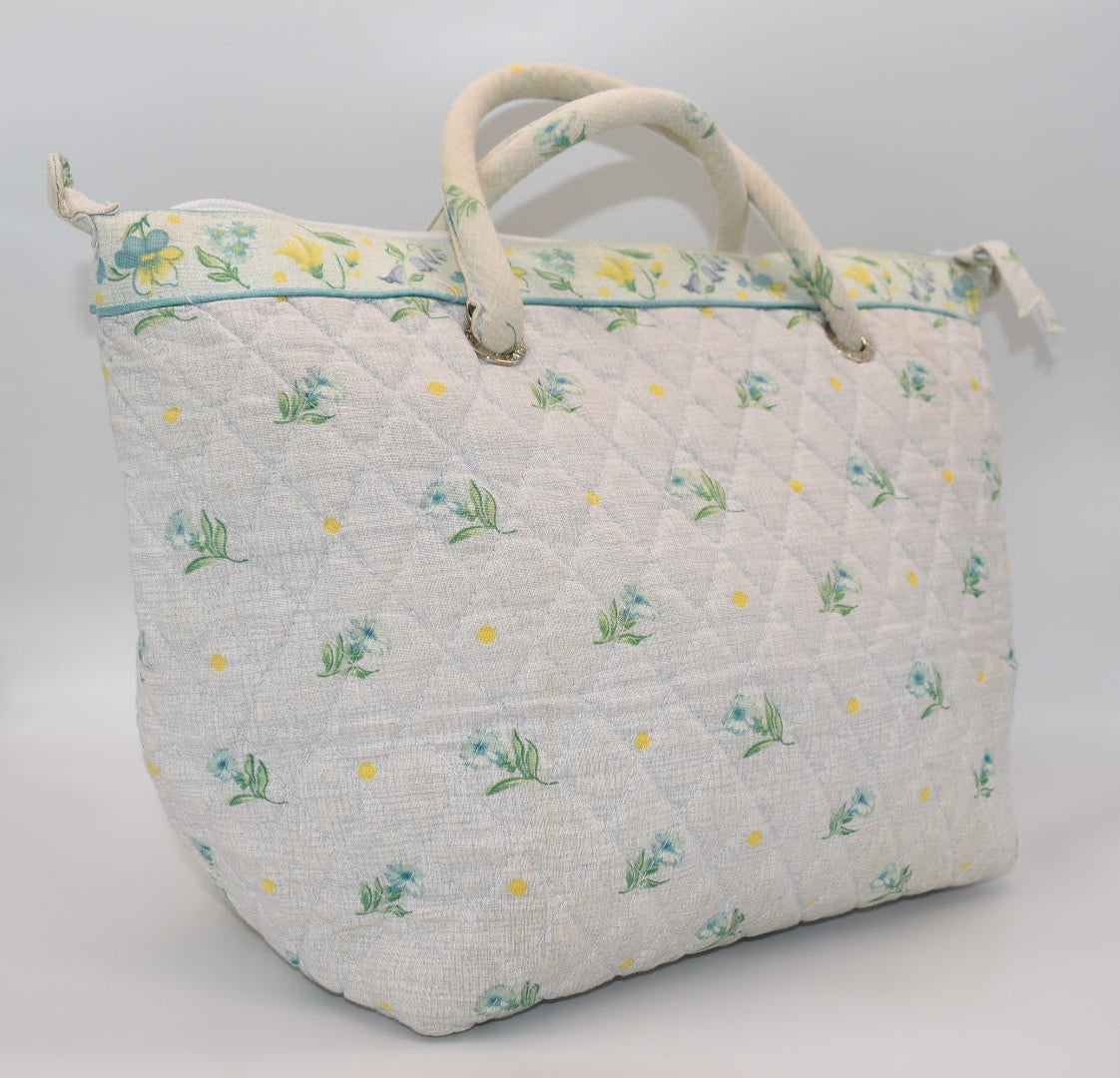 Vera Bradley Zip Top Satchel Bag in "Watercolor" Pattern