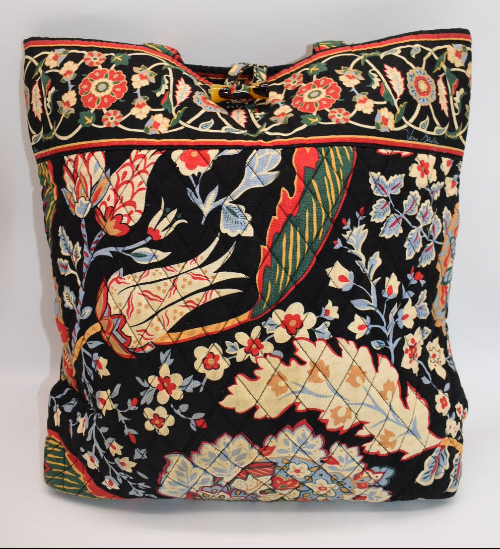 Vera Bradley Quilted Cotton Everyday Tote Bag in "Versailles" Pattern