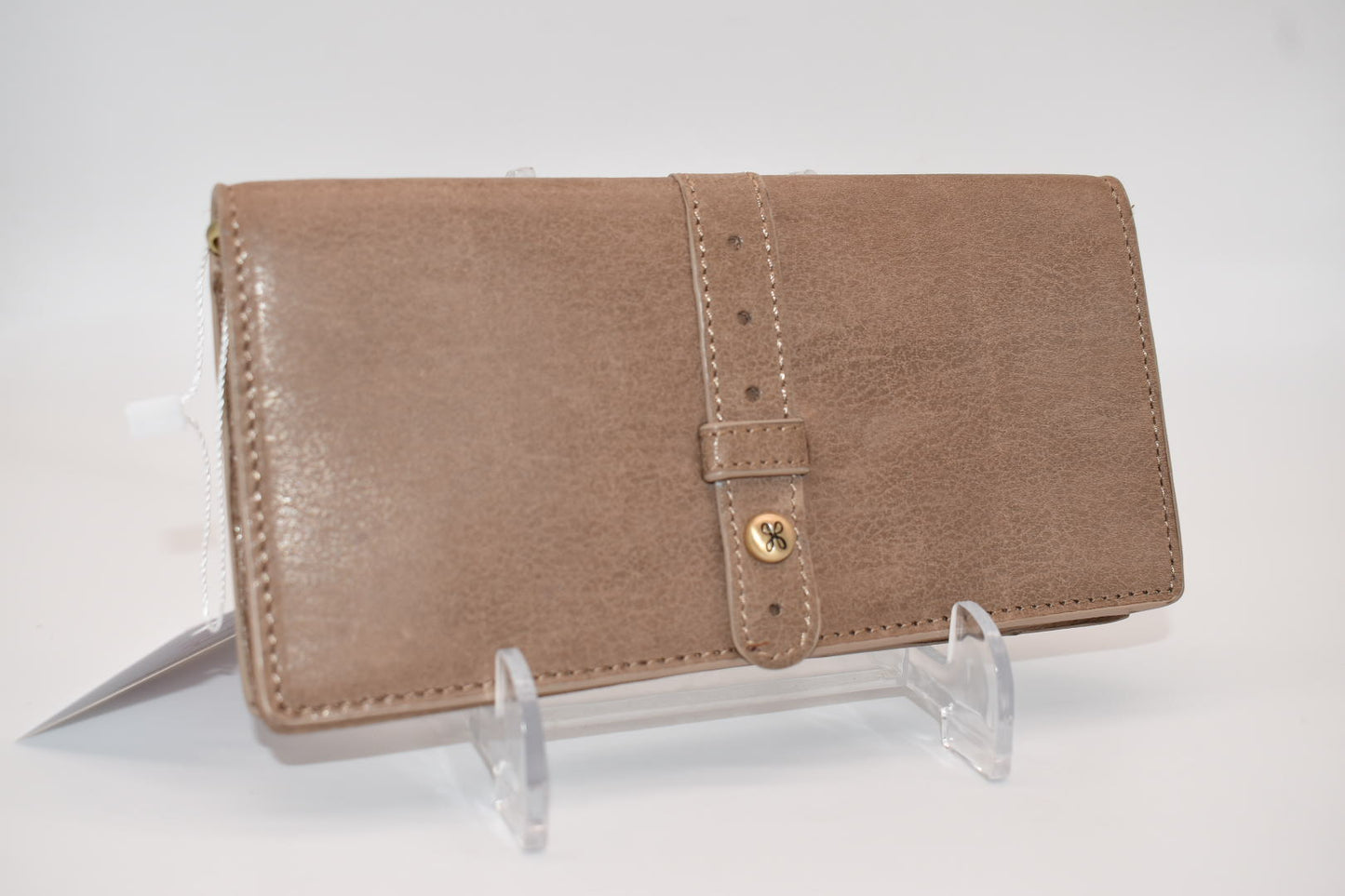 HOBO Alta Leather Continental Wallet in Rose Dust