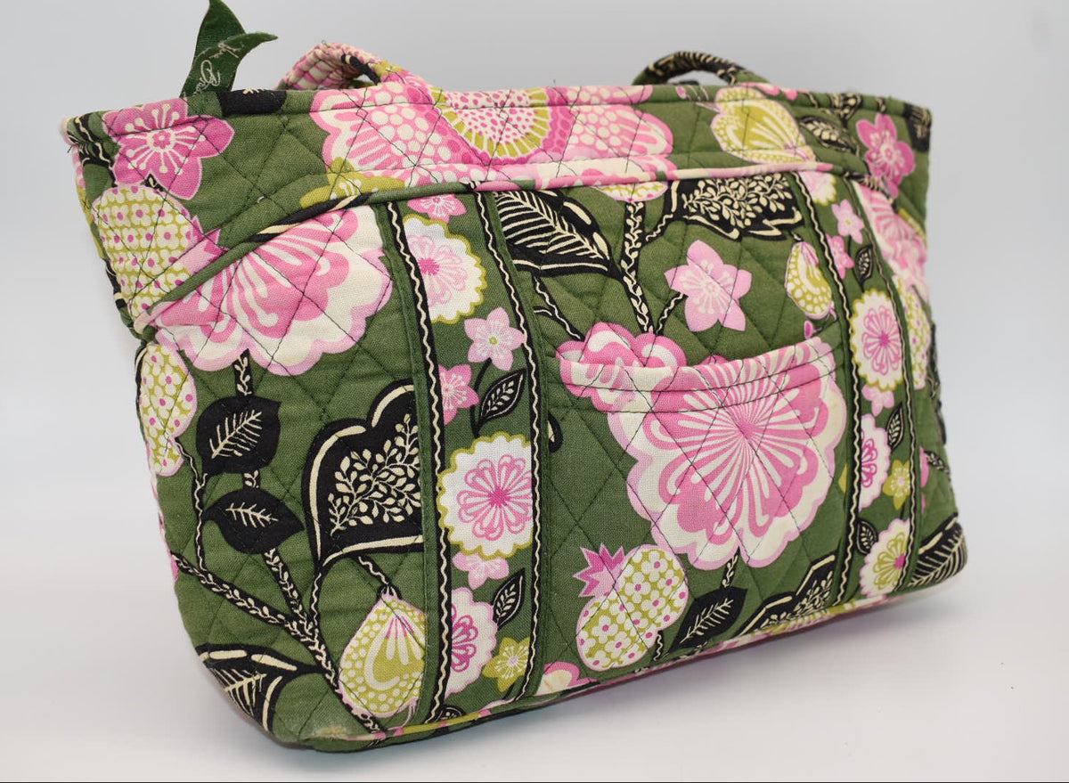 Vera Bradley Mandy Shoulder Tote Bag in "Chelsea Green" Pattern