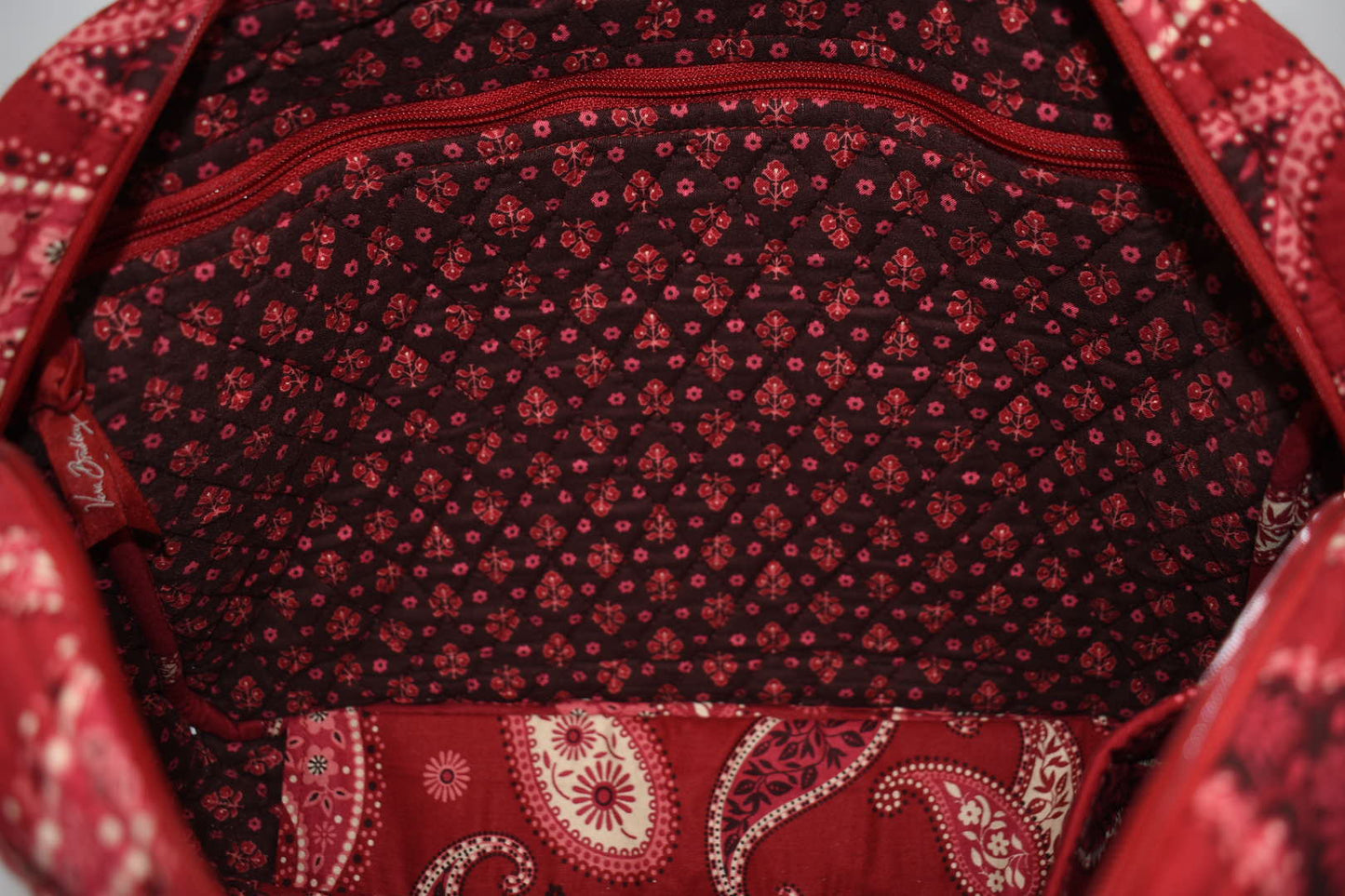 Vera Bradley Laptop/Commuter Bag in "Mesa Red" Pattern