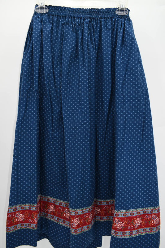 Vintage Vera Bradley Midi OS Skirt Dress in "Indiana 1985" Pattern