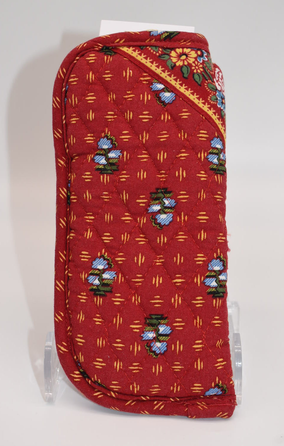 Vera Bradley Double Eyewear Sleeve in "Provincial Red - 2000" Pattern