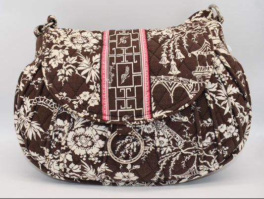 Vera Bradley Saddle Up Crossbody Bag in "Imperial Toile" Pattern