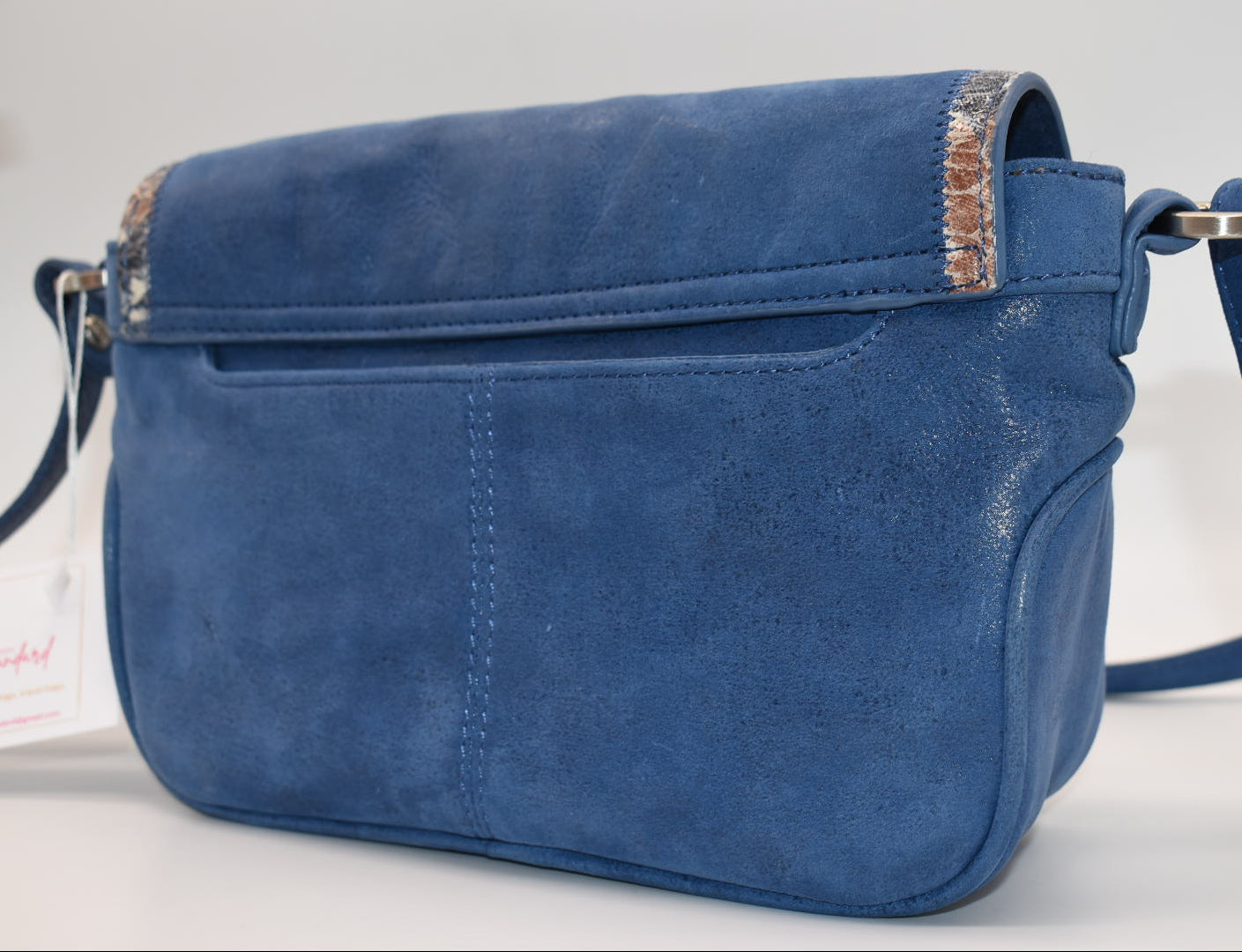 HOBO Autry Small Crossbody Bag in Buffed Hide Cobalt