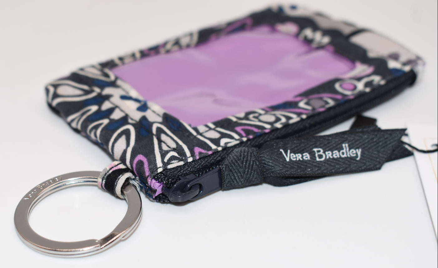 Vera Bradley Zip ID Case in "Mimosa Medallion" Pattern