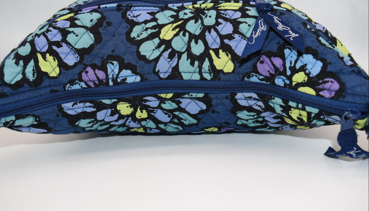 Vera Bradley Convertible Hobo Shoulder Bag in "Indigo Pop" Pattern