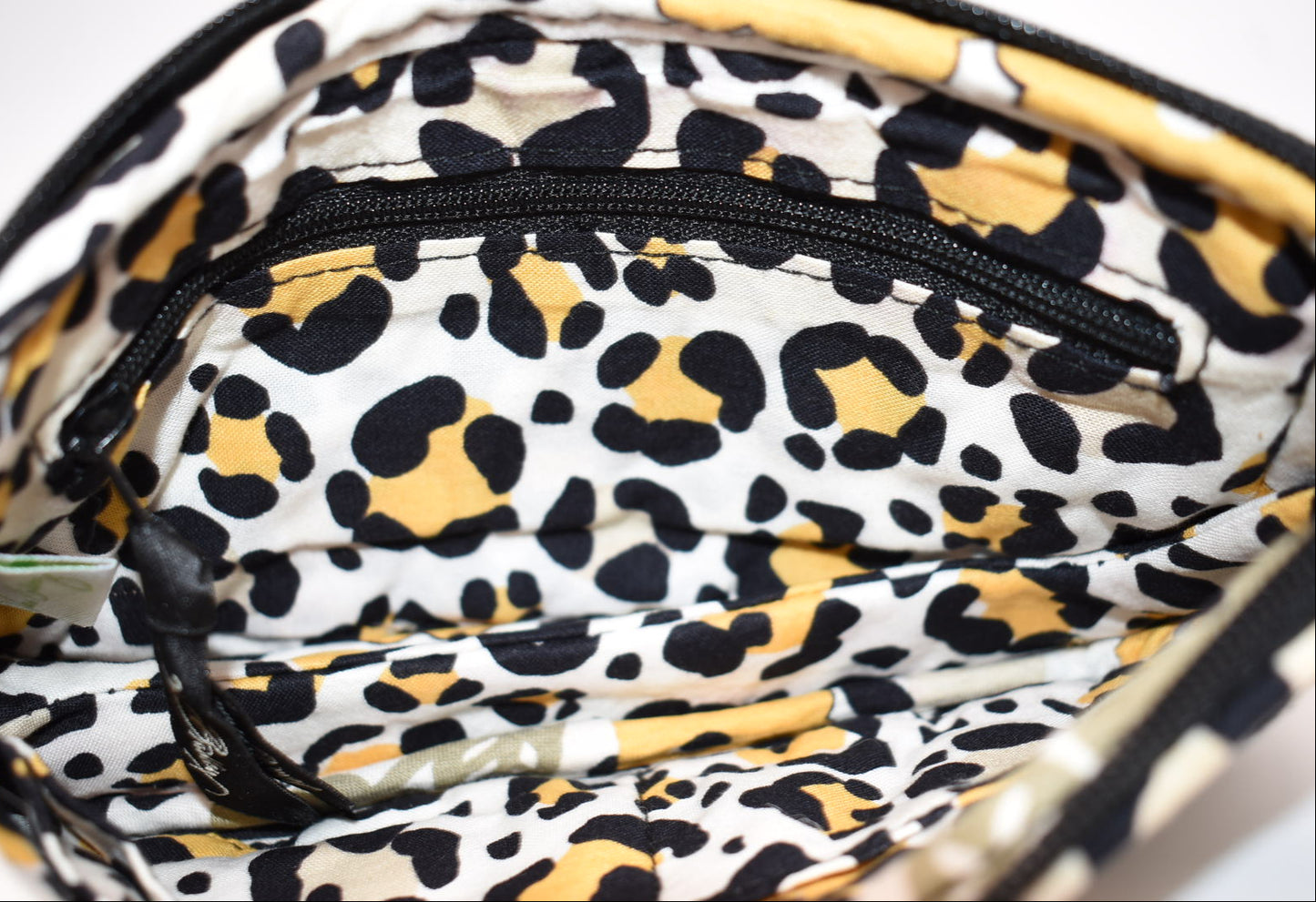 Vera Bradley Quilted Cotton Wristlet/ Mini Bag in "Go Wild" Pattern