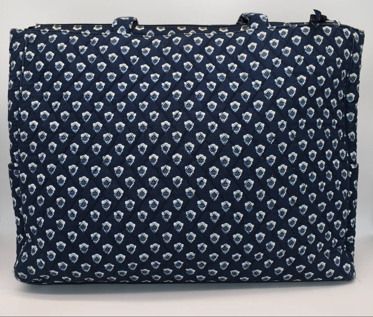 Vera Bradley Laptop /Work Tote Bag in "Nantucket Navy" Pattern