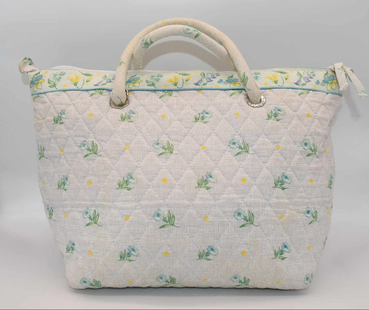 Vera Bradley Zip Top Satchel Bag in "Watercolor" Pattern