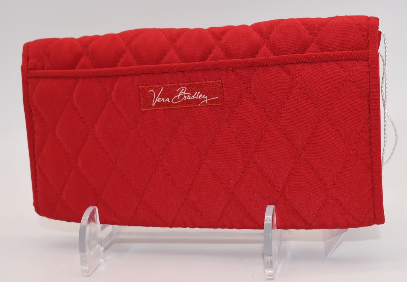 Vera Bradley Microfiber Clutch Wallet in Red