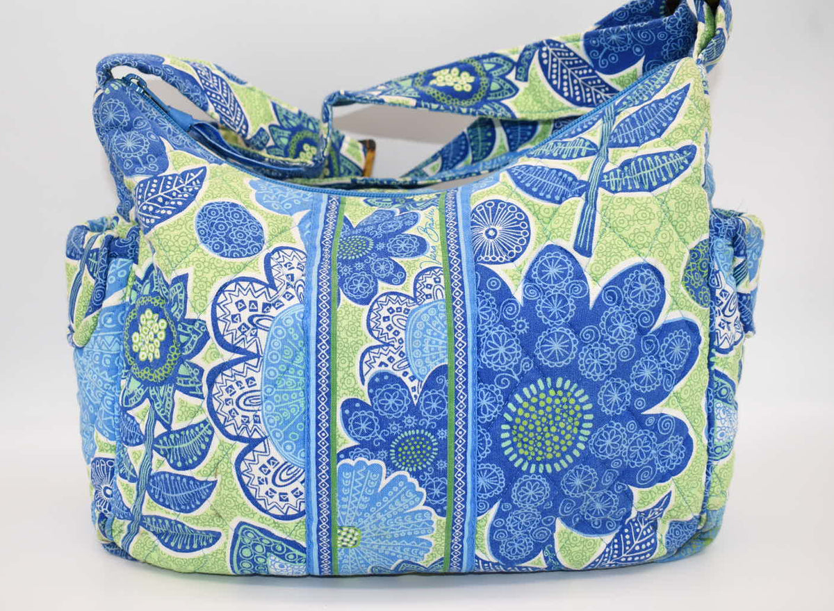 Vera Bradley On-The-Go Convertible Shoulder Bag in "Doodle Daisy" Pattern