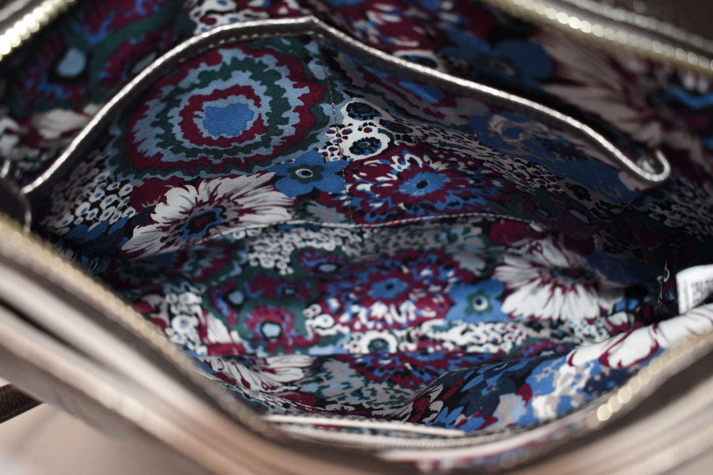 Vera Bradley Quilted Leather Molly Crossbody Bag in "Caspian Sea"