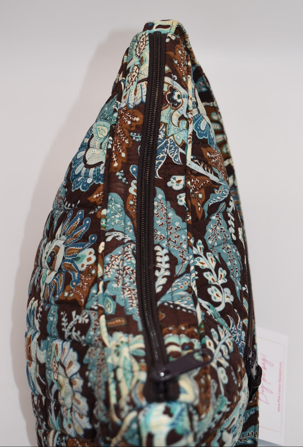 Vera Bradley Hobo Shoulder Bag in "Java Blue" Pattern