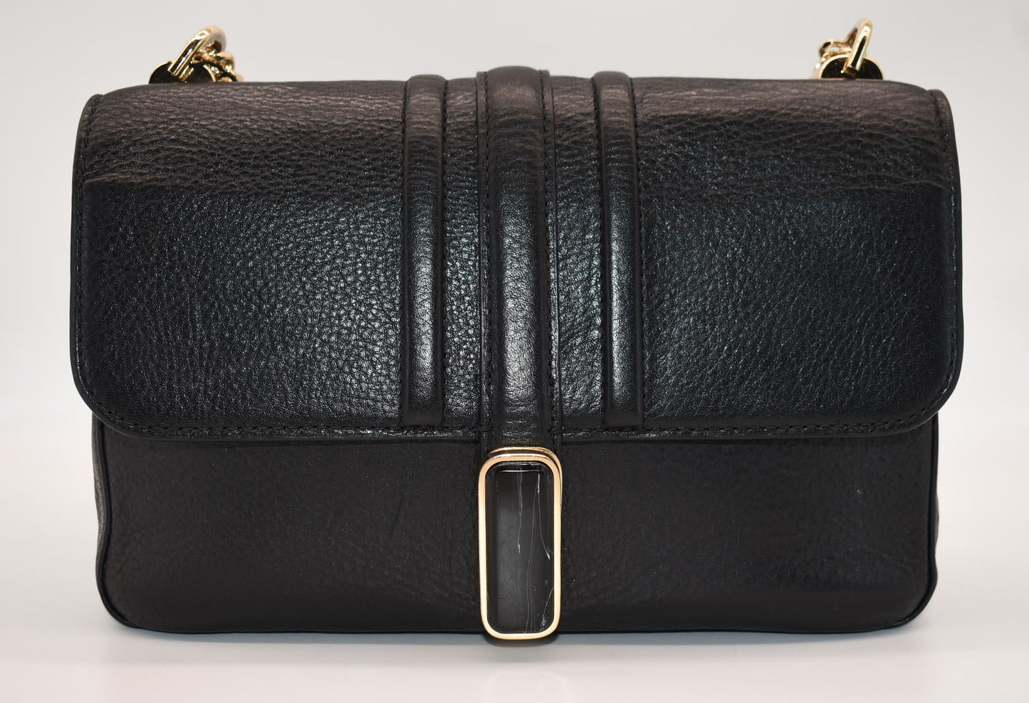 Brahmin Rosalie Crossbody Bag in Black Gryphon Leather