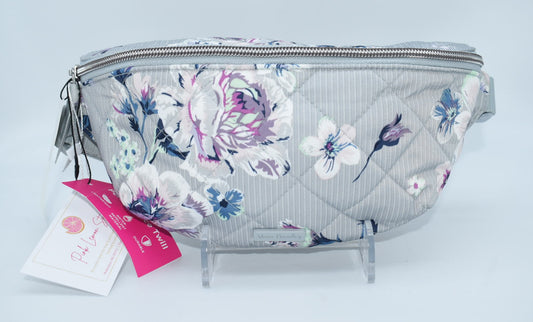 Vera Bradley RFID Performance Twill Belt Bag in "Park Stripe" Pattern