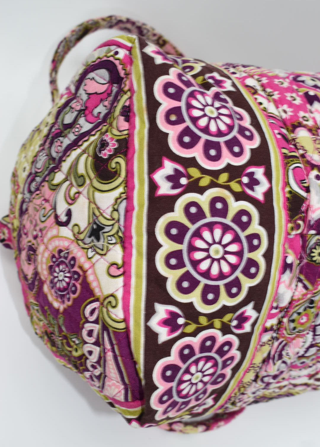 Vera Bradley Medium Duffel Bag in "Very Berry Paisley" Pattern
