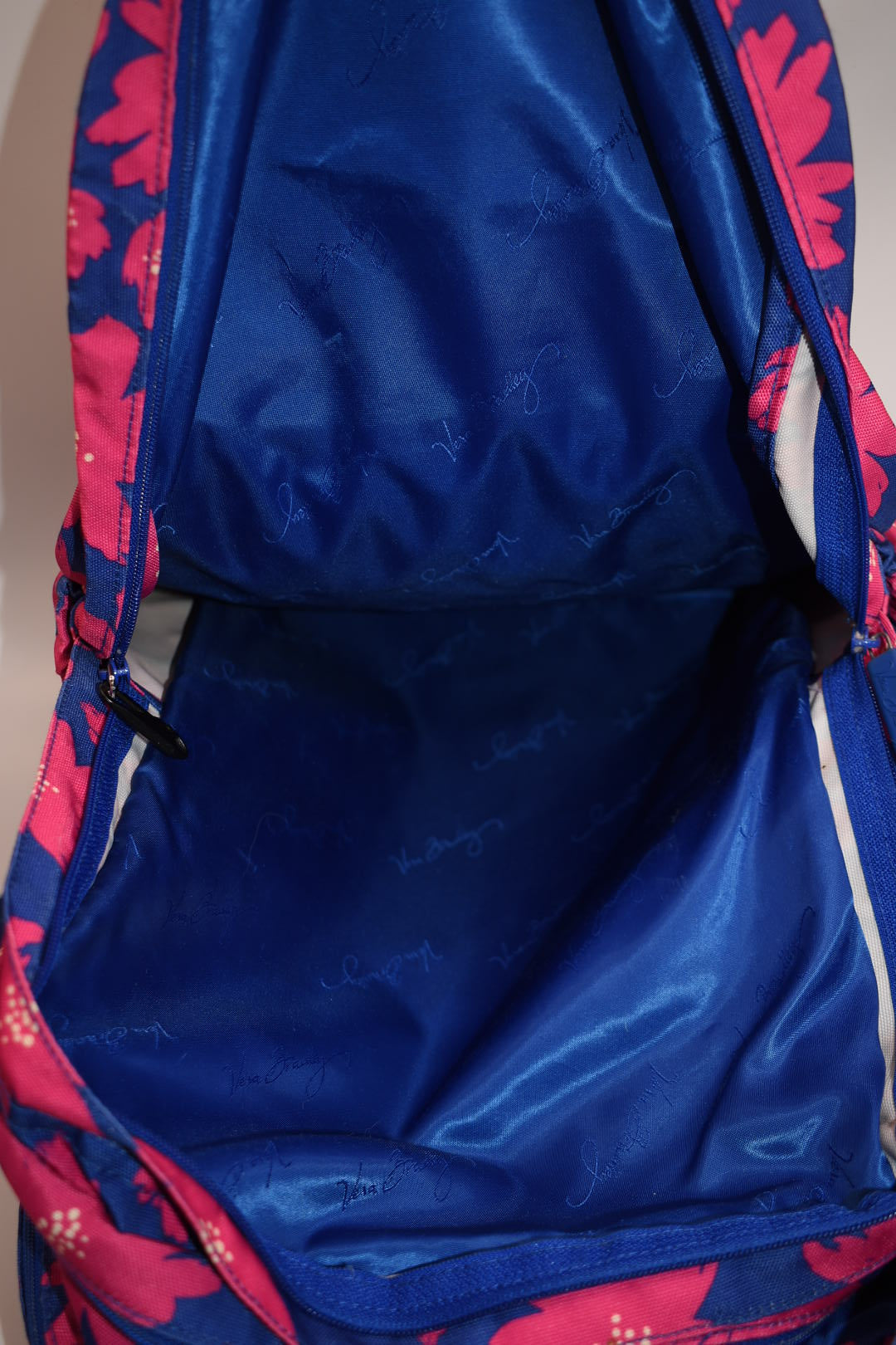 Vera Bradley XL Lighten Up Campus Backpack in "Art Poppies" Pattern