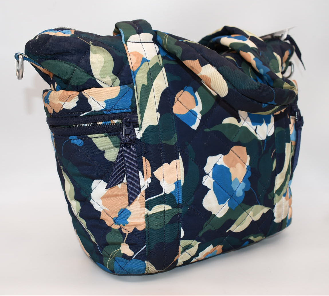 Vera Bradley Multi-Strap Tote Bag in "Immersed Blooms" Pattern