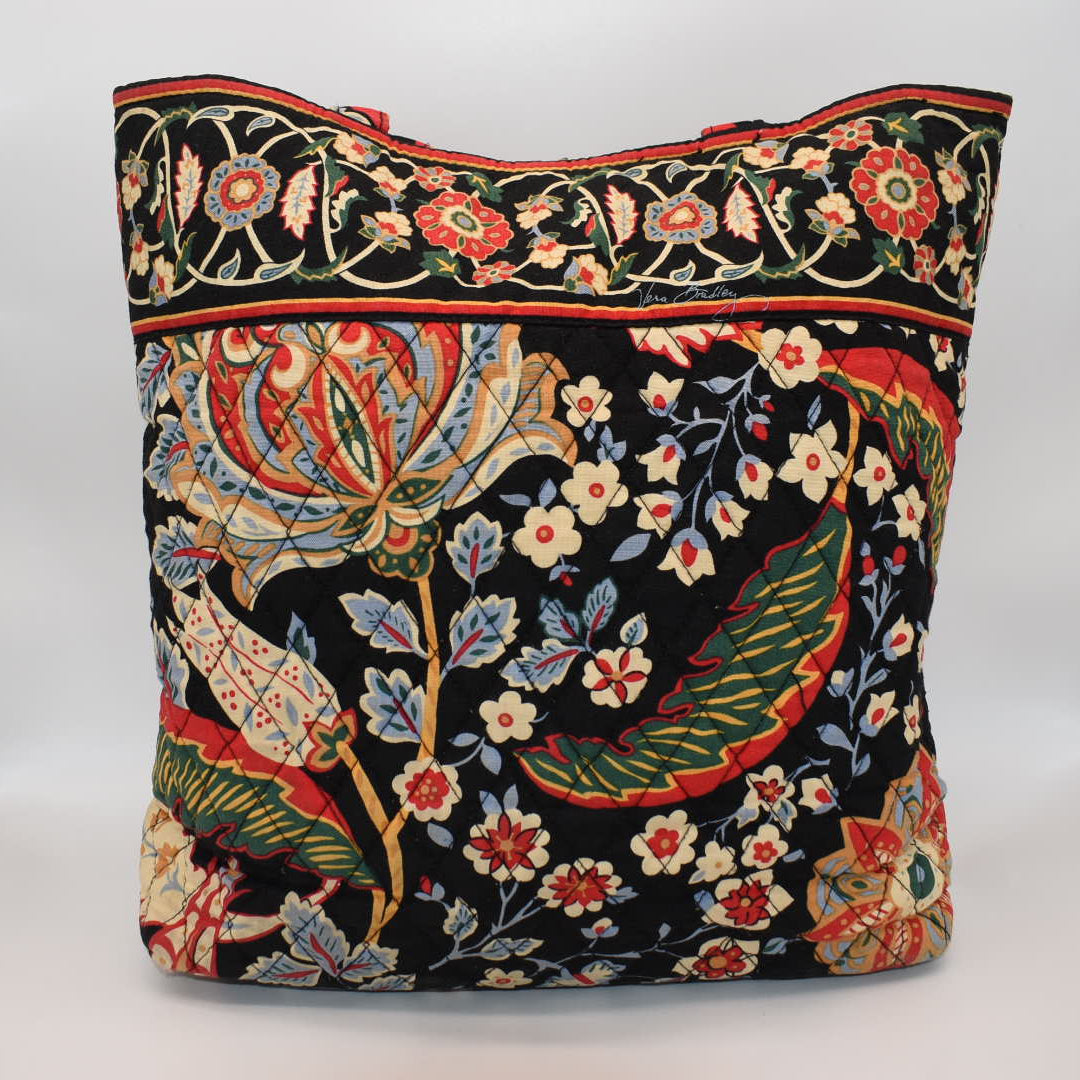 Vera Bradley Quilted Cotton Everyday Tote Bag in "Versailles" Pattern