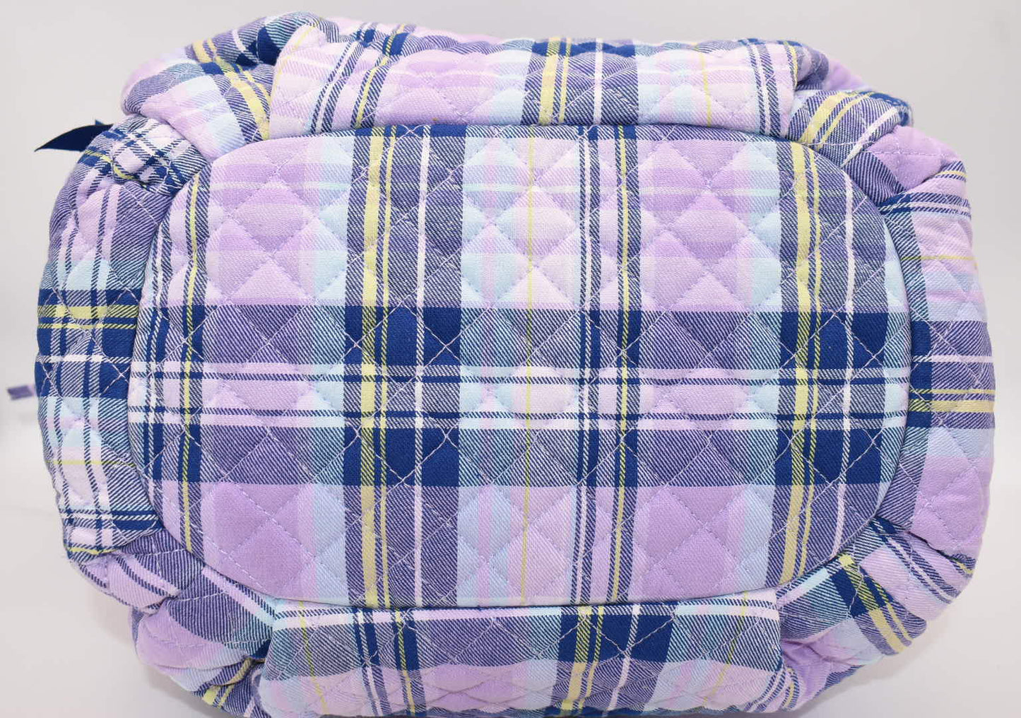 Vera Bradley Glenna Satchel Bag in "Amethyst Plaid" Pattern