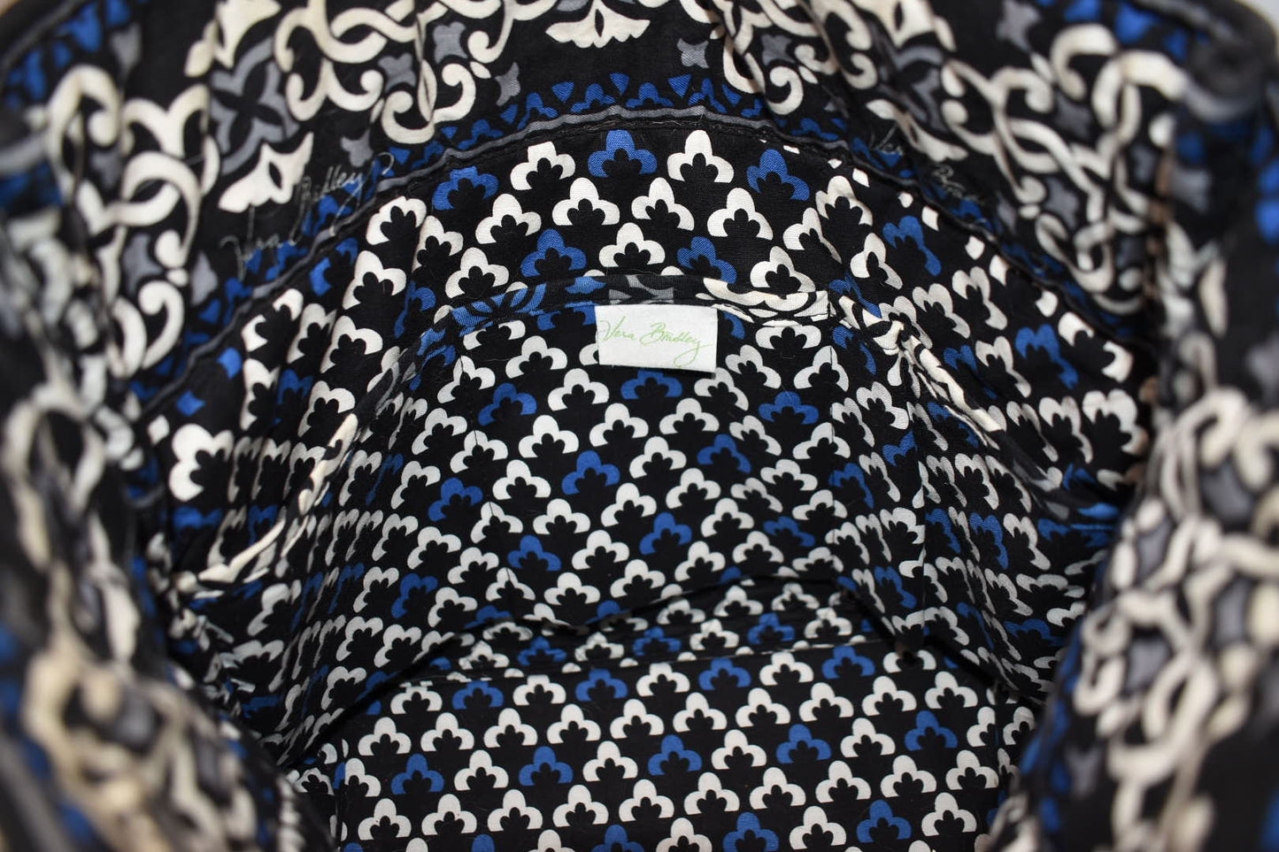 Vera Bradley Everyday Tote Bag in "Canterberry Cobalt" Pattern