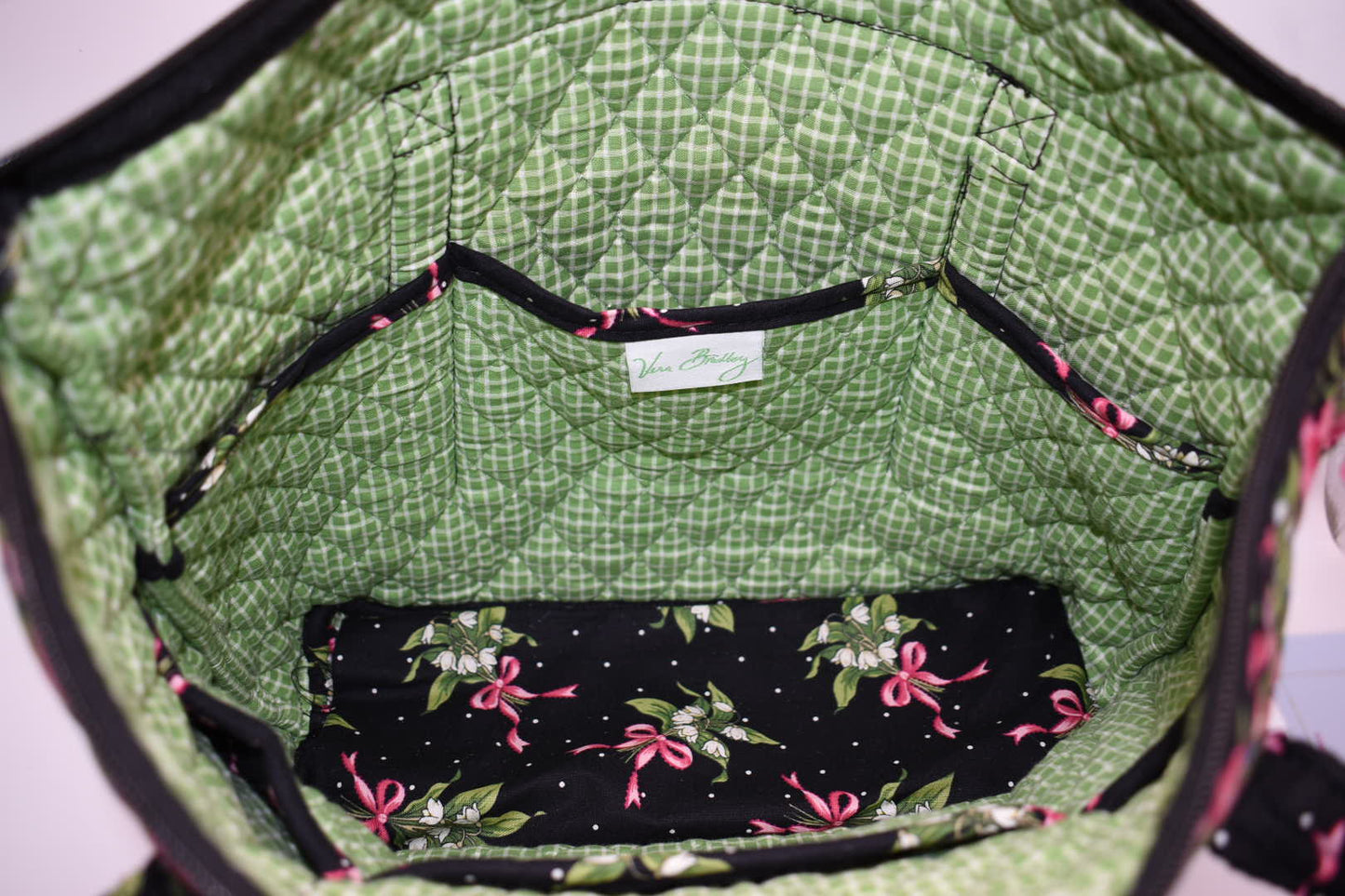 Vera Bradley Villager Tote Bag in "New Hope-1999" Pattern