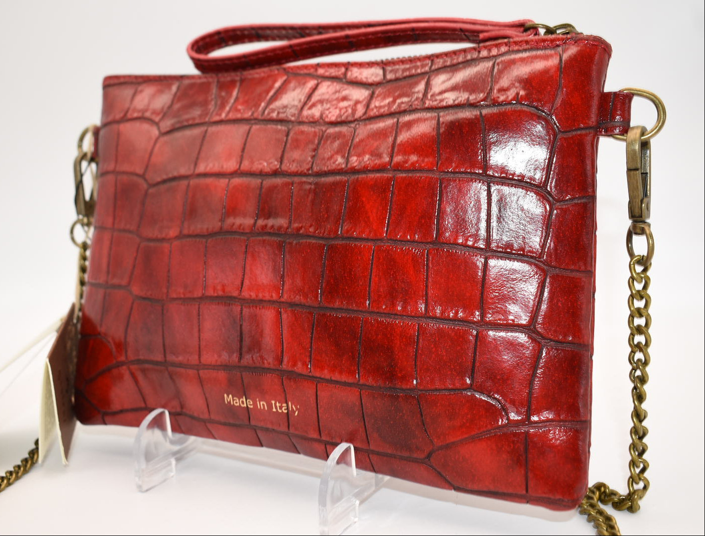 Pratesi Rufina K253/23 Shoulder Bag in Cow Leather - King Cherry