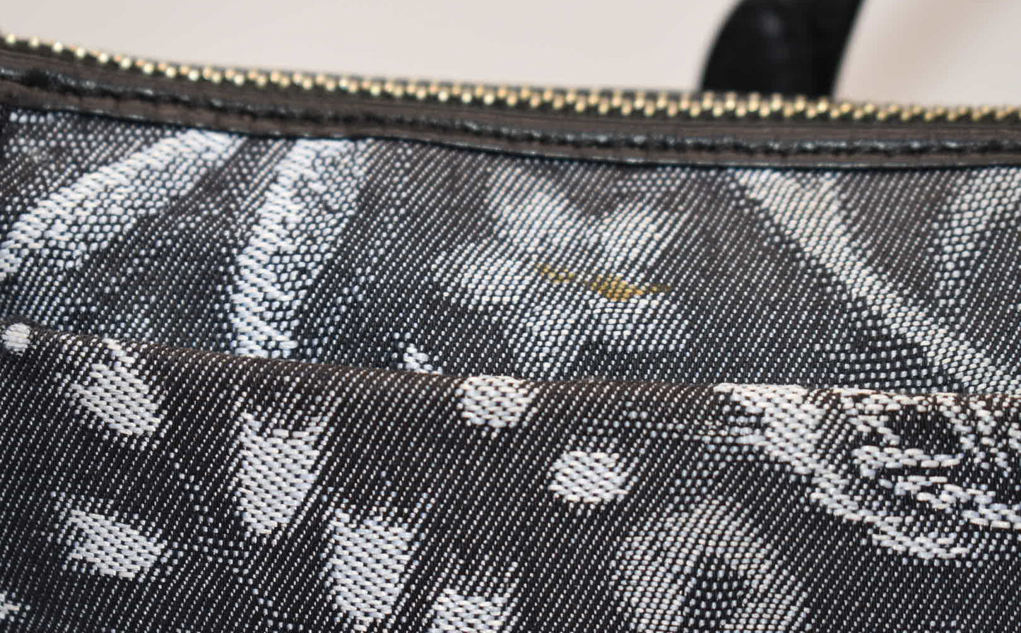 Vera Bradley Carryall Crossbody Bag in "Foxwood Navy" Pattern