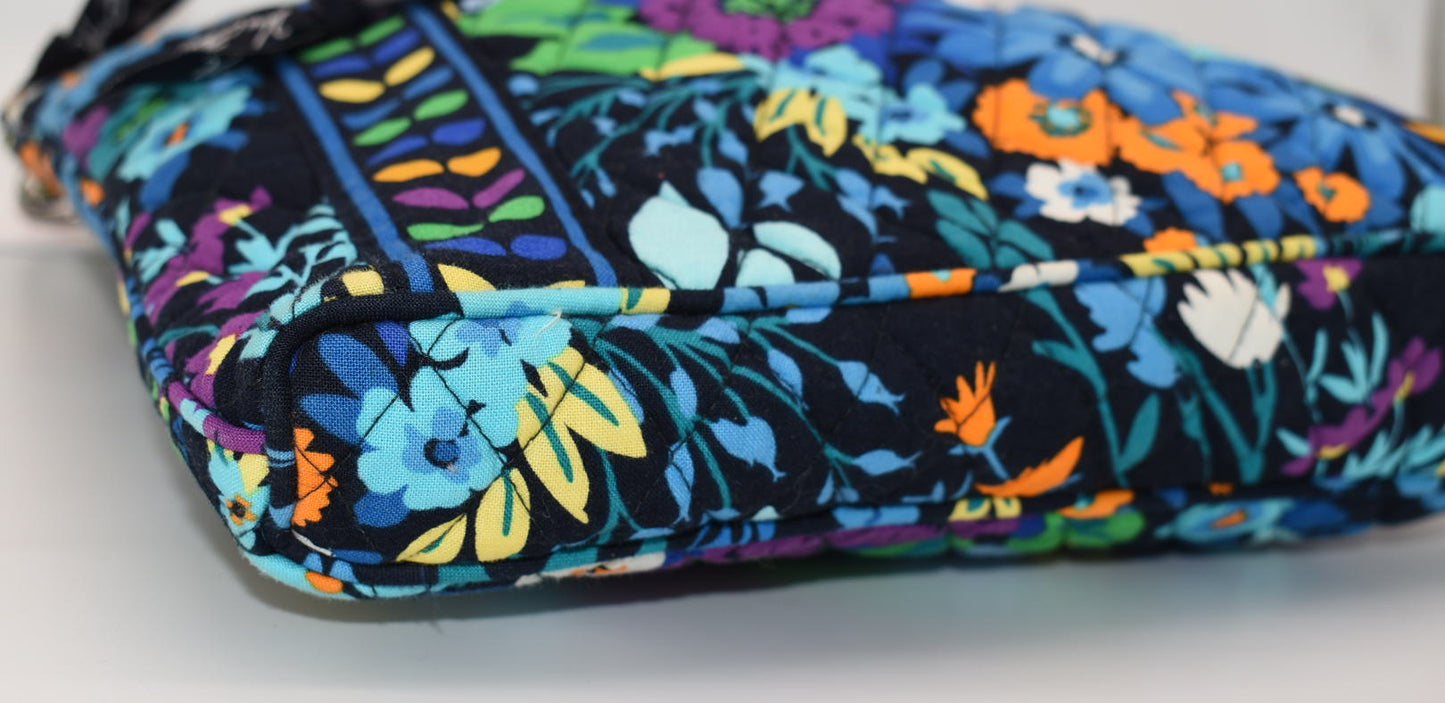 Vera Bradley Hipster Crossbody Bag "Midnight Blues" Pattern