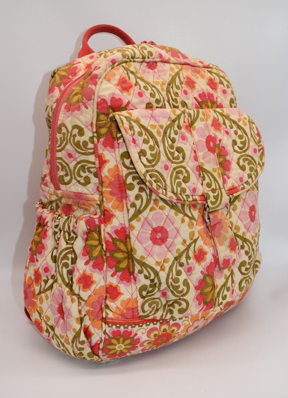 Vera Bradley Small Backpack in "Folkloric" Pattern
