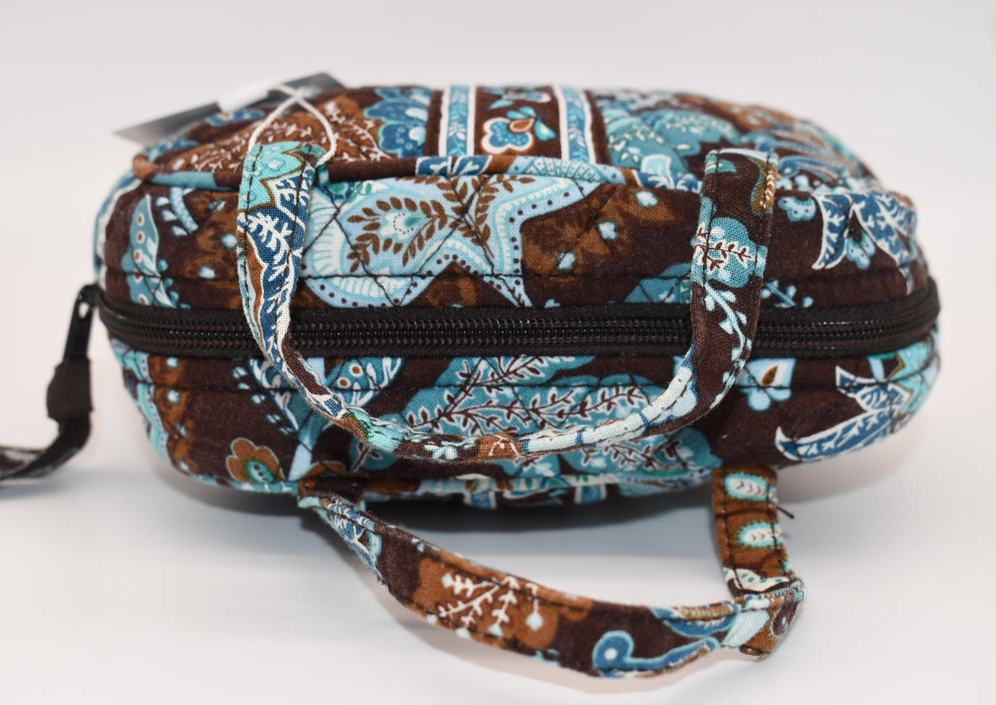 Vera Bradley Small Toiletry/Travel Tote Bag in "Java Blue" Pattern