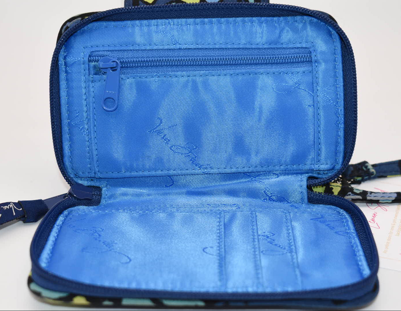 Vera Bradley Smartphone Wallet Wristlet in "Indigo Pop" Pattern