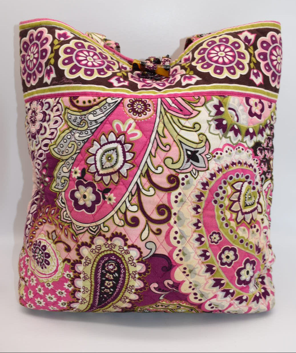 Vera Bradley Everyday Tote Bag in "Very Berry Paisley" Pattern
