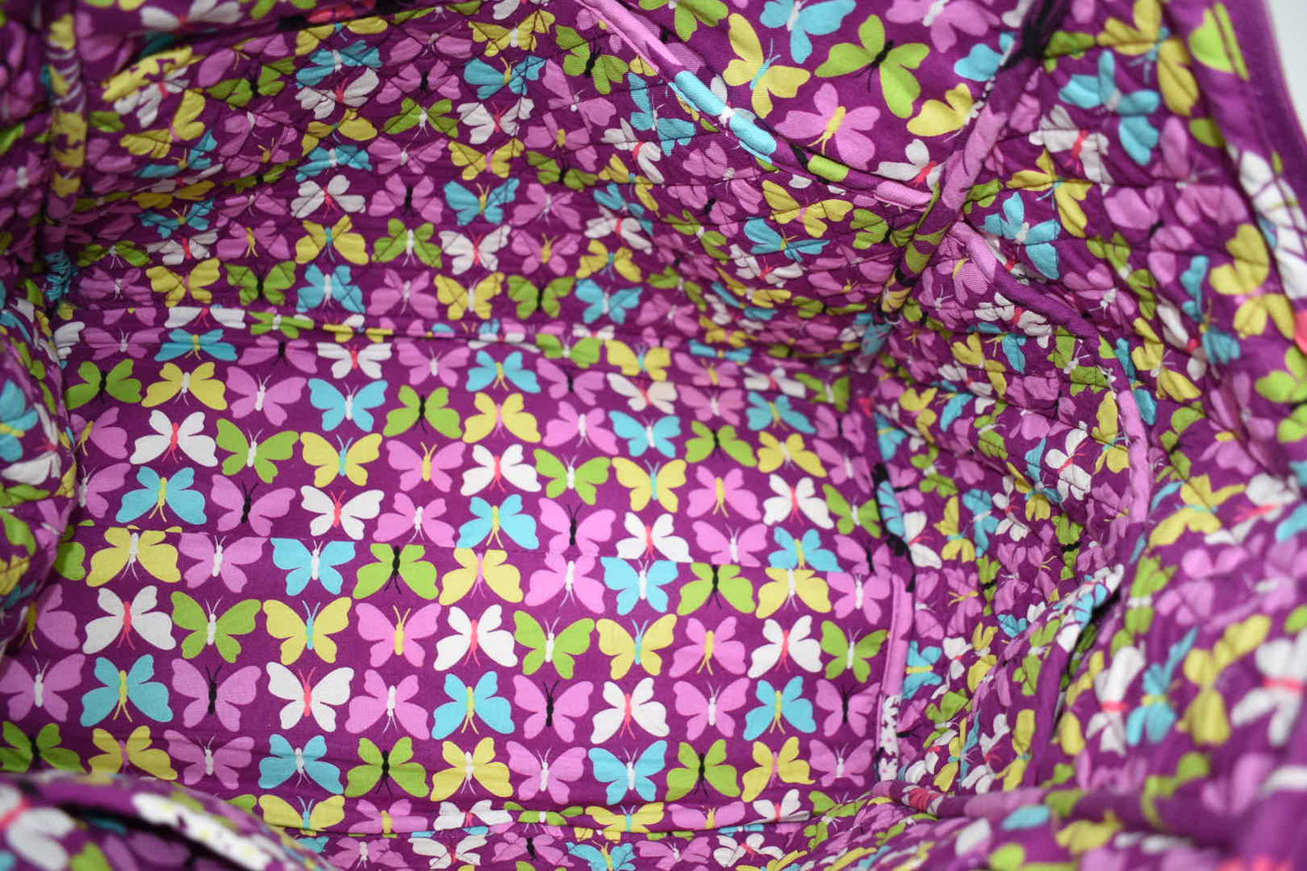 Vera Bradley Weekender Travel Tote Bag in "Flutterby" Pattern