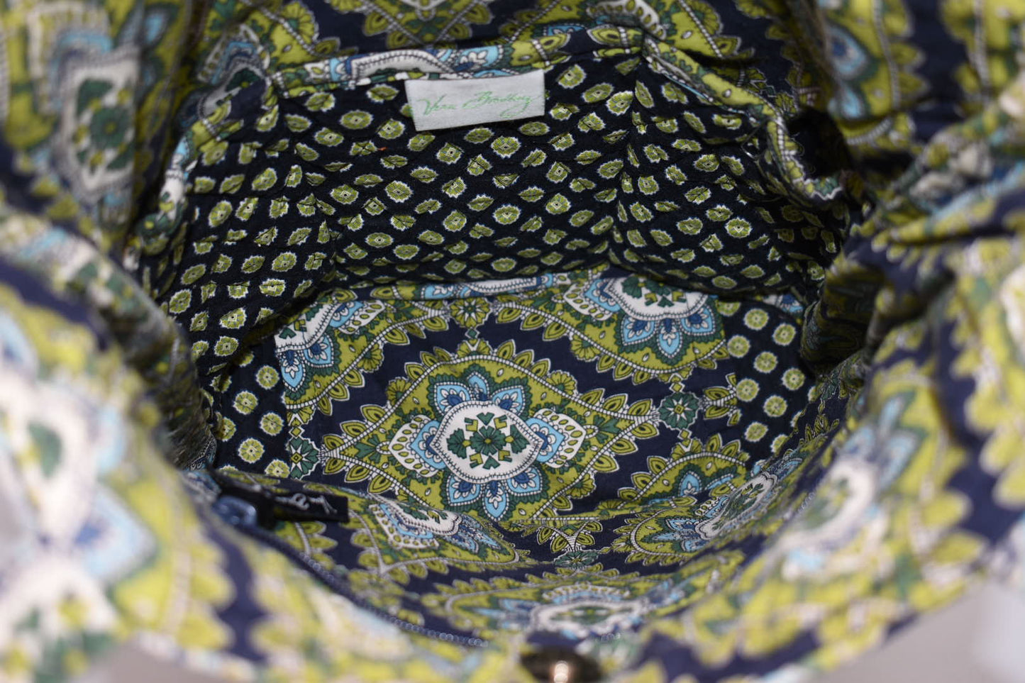 Vera Bradley Bucket Tote Bag in "Cambridge" Pattern