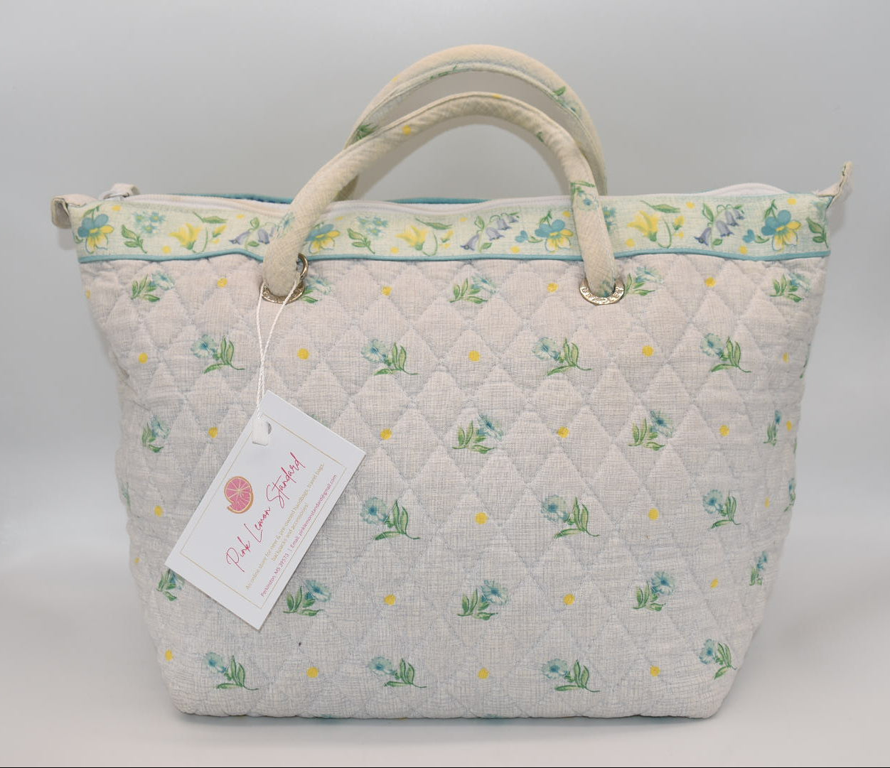 Vera Bradley Zip Top Satchel Bag in "Watercolor" Pattern