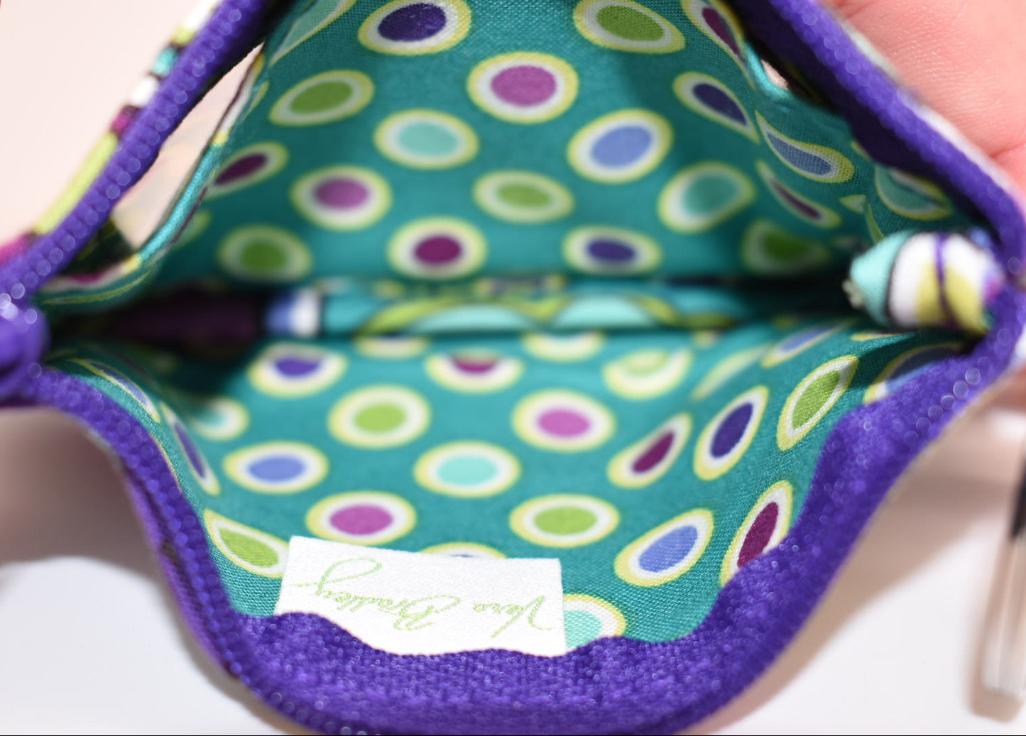 Vera Bradley ID Holder Zip Coin Pouch in "Heather" Pattern