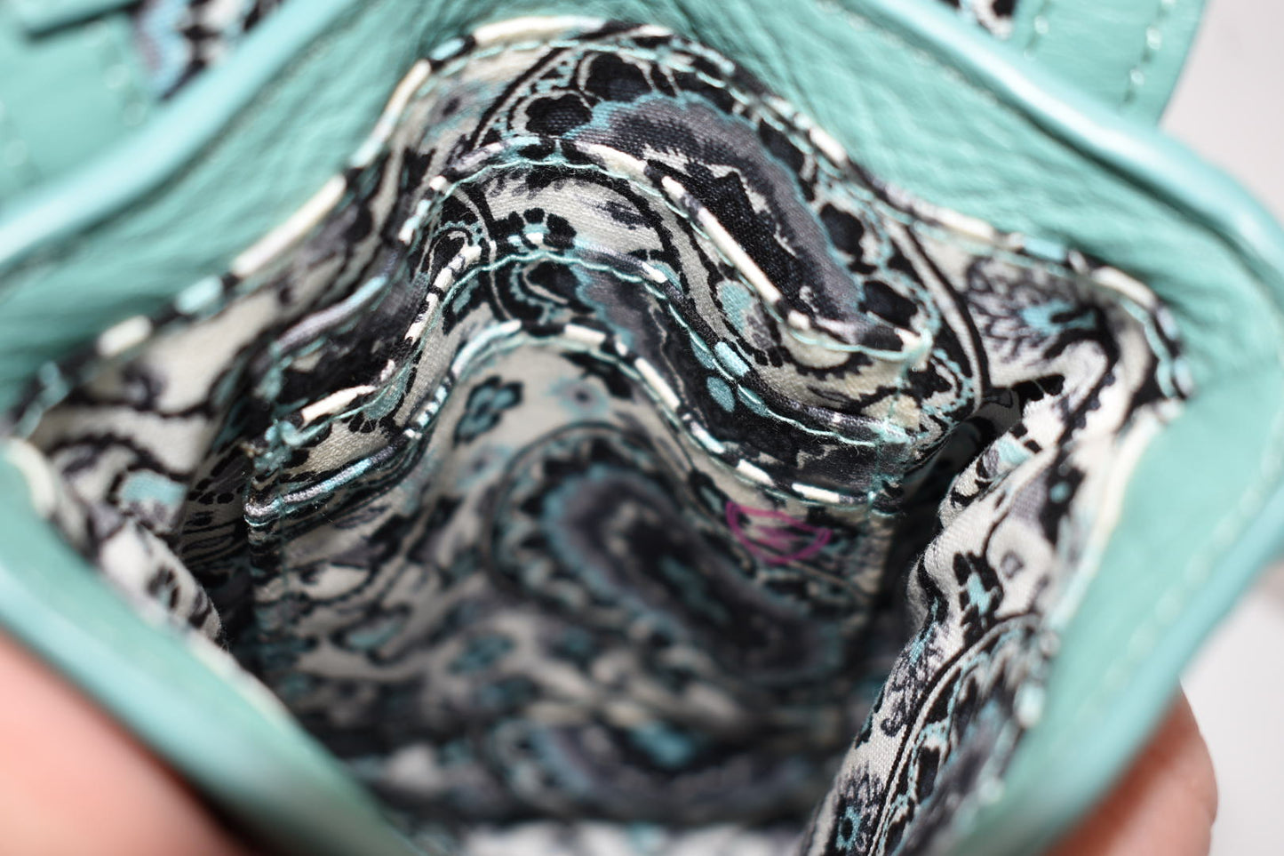 Vera Bradley Carson RFID Cellphone Crossbody Bag in Dark Aloe