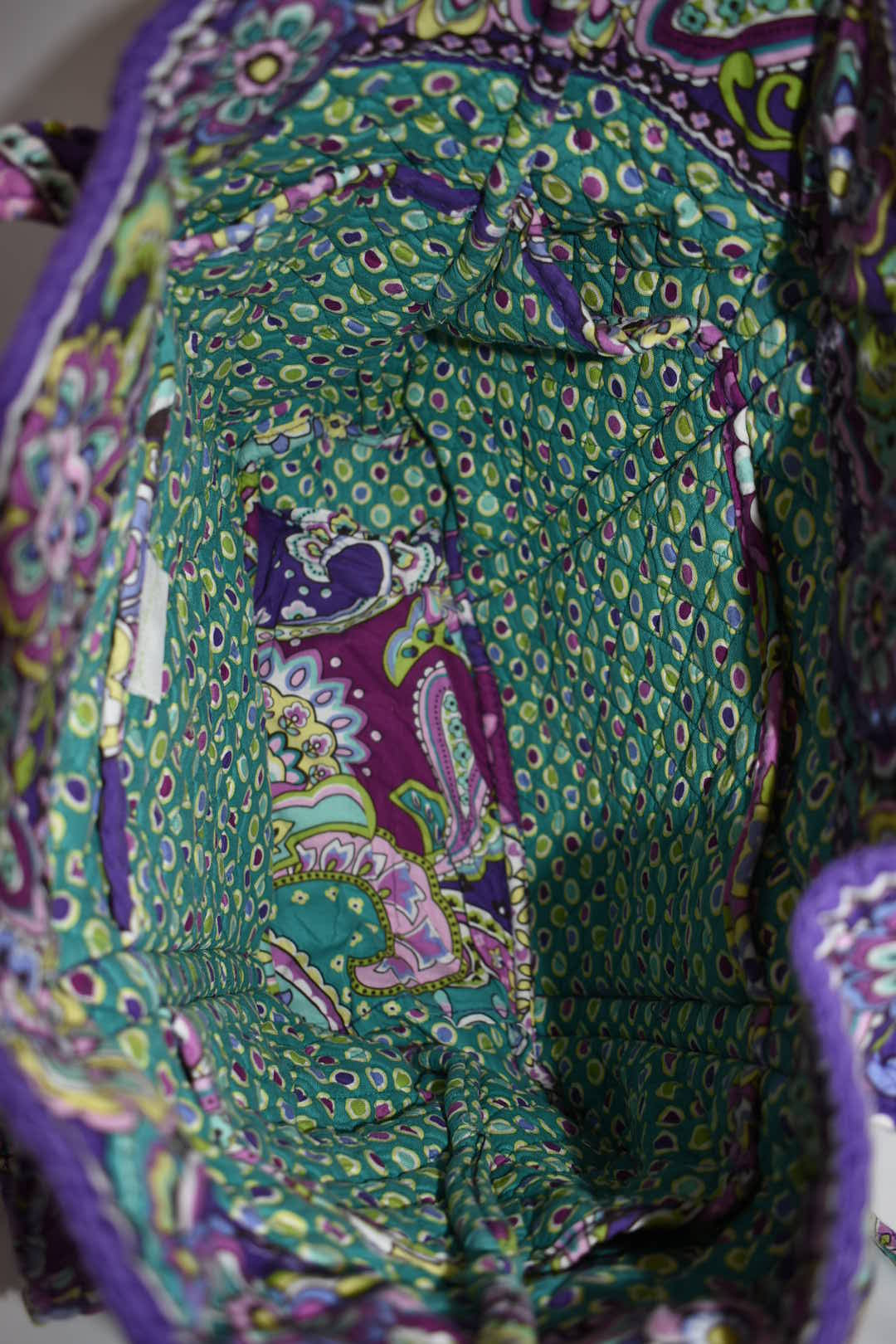 Vera Bradley Large Vera Tote Bag in "Heather" Pattern