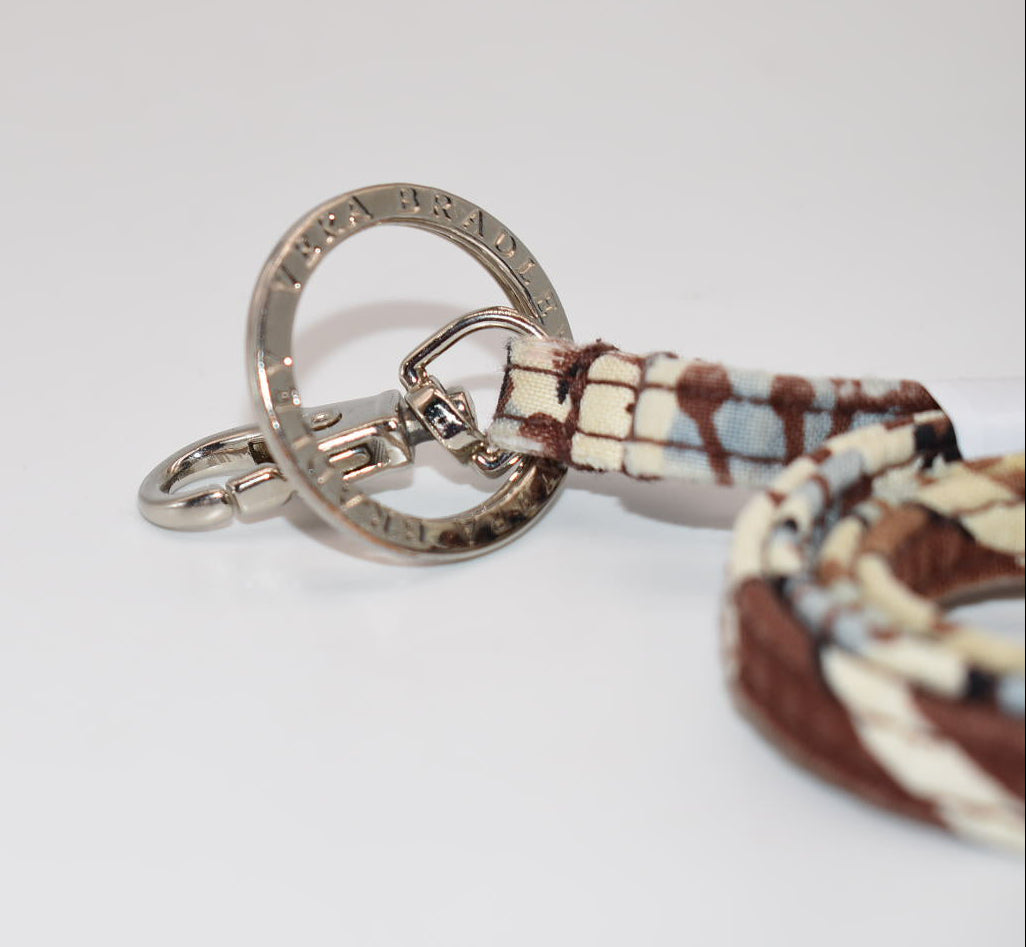 Vera Bradley Lanyard in "Slate Blooms" Pattern