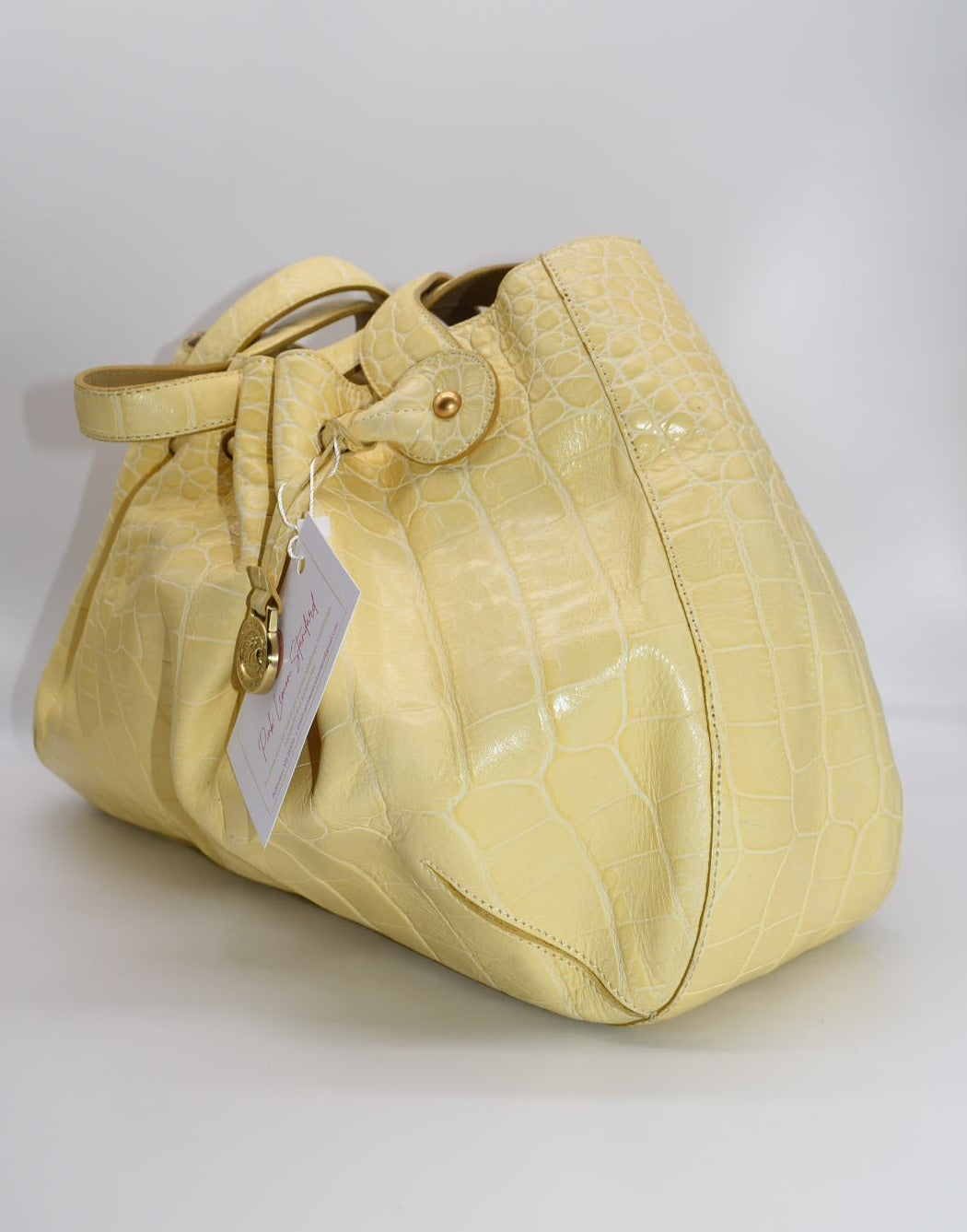 Vintage Brahmin Elizabeth Grotto Drawstring Shoulder Bag