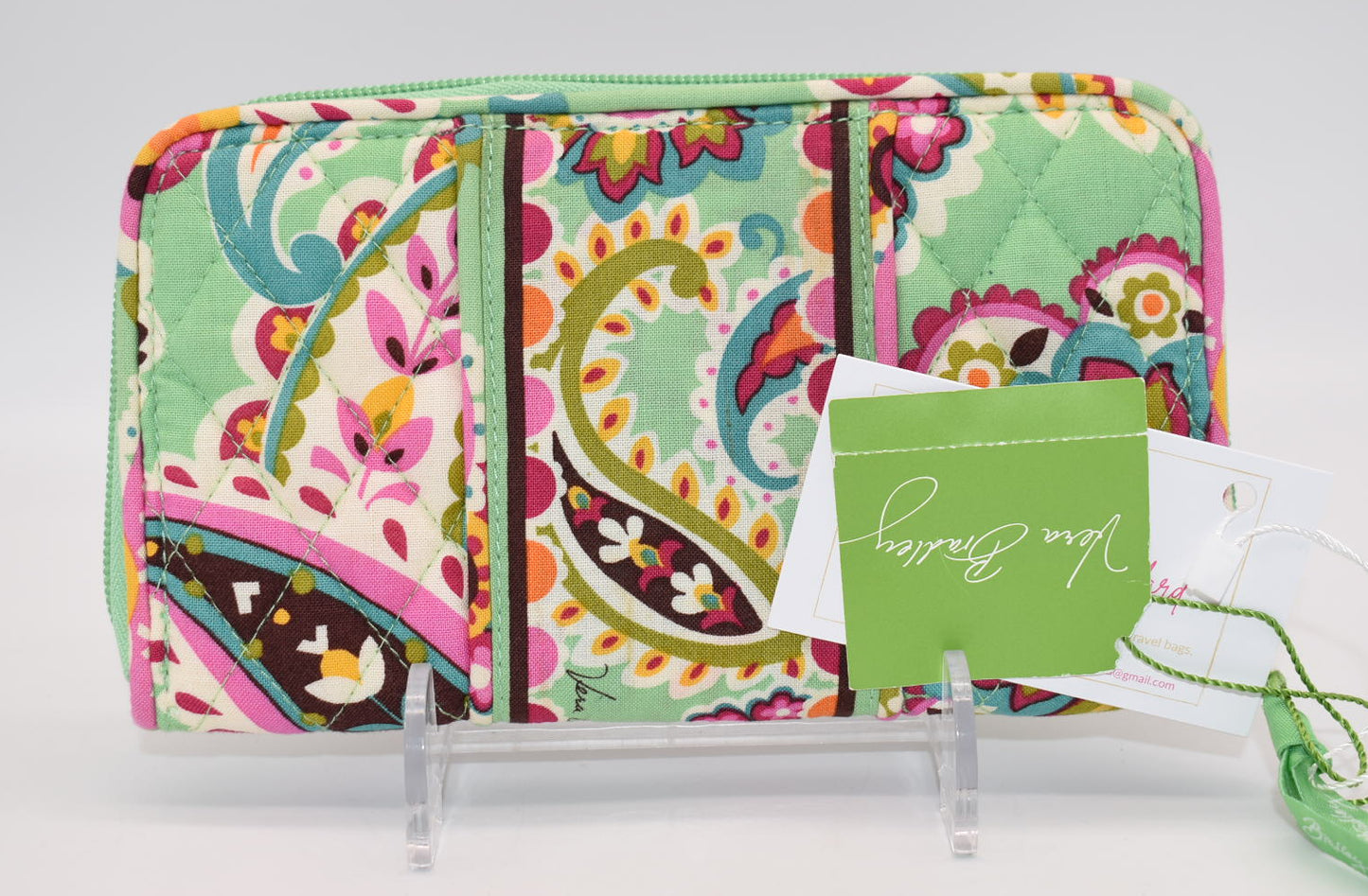 Vera Bradley Accordion Wallet in "Tutti Frutti" Pattern